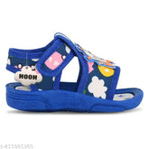 Stylish canvas & rubber whistle sound music walking sandals for kids (Printed Net), ideal for boys, 0-24 months, India origin